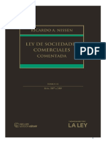Nissen, Ricardo Augusto (2017) - Ley de Sociedades Comerciales Comentada - Tomo III. 1° Ed. Thomson Reuters - La Ley PDF