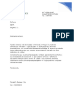 Carta de Presentacion