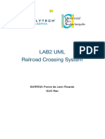 Railroad Crossing System Modeling in UML