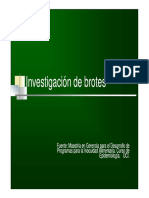 INVESTIGACION DE BROTES