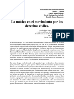 La Musica en El Movimiento Por Los Derechos Civiles