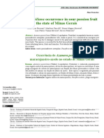 Azamora penicillana occurrence in sour passion fruit in the state of Minas Gerais