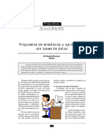 Dialnet PropuestasDeEnsenanzaYAprendizajeConBasesDeDatos 634182 PDF