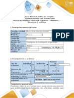 Guía de Actividades y Rúbrica de Evaluación - Momento 1 - Reconocer El Problema