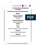 Mapa Conceptual - Tipos de Estrategias y Mapas Estrategicos