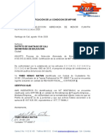 Certificación de La Condicion de Mipyme