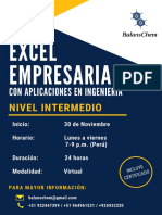 Curso de Excel Empresarial - Brochure