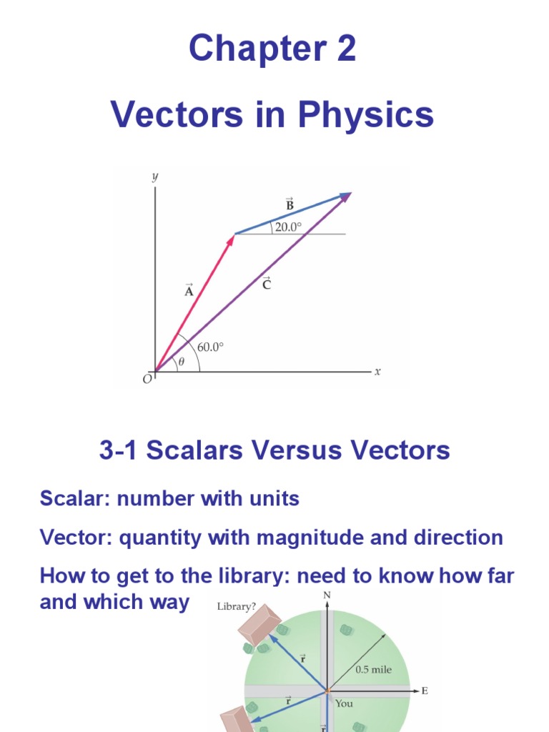 Understanding Vectors in Physics | PDF | Teaching Methods & Materials