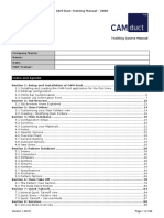 CAM-Duct Training Manual - 2 Day PDF