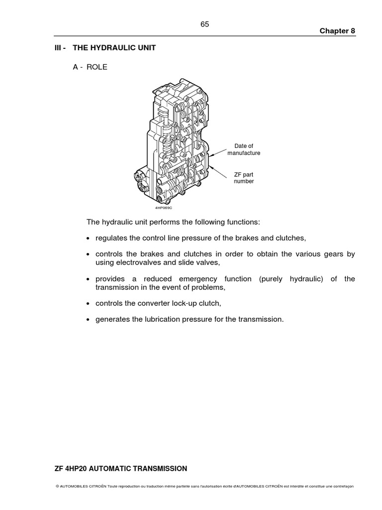 4HP20 Bodyvalve Explode View PDF Automatic Transmission