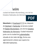 Mannheim - Wikipedia, La Enciclopedia Libre