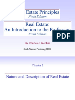 Real Estate Principles Real Estate: An Introduction To The Profession