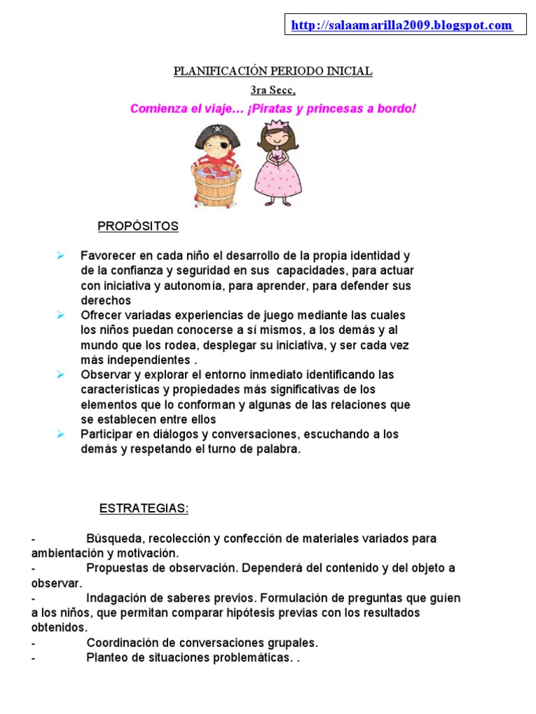 Período Inicial | PDF | Educación de la primera infancia, image size:768x1024