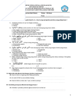 PTS II SOAL PAI Kls.5