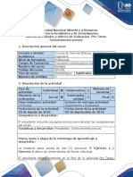 Guia de Actividad y Rúbrica de Evaluación - Pre Tarea - Conocimientos Previos PDF