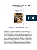 Las Ultimas Cartas Jacopo Ortis PDF
