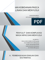 Penyulit Dan Komplikasi Masa Nifas Dan Menyusui