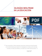 Tecnologias Wolfram para La Educacion PDF