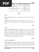 Eee-Vi-Switchgear & Protection (10ee62) - Notes PDF