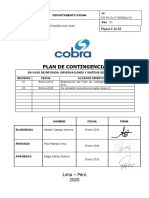 Plan de Contingencias Cobra 2020 Lima