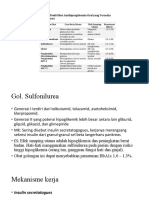 Sulfonilurea: Mekanisme Kerja, Farmakokinetik, Indikasi dan Kontraindikasi