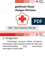 Pengetahuan Dasar Pertolongan Pertama PDF