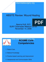 ABSITE Review: Wound Healing ABSITE Review: Wound Healing