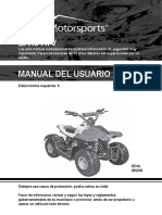 131 OWNERS MANUAL - BA49 - 49cc ATV Owners Manual Spanish VIN Prefix LLCL