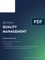 Quality Management: Section 5