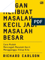 Richard Carlson - Jangan Membuat Masalah Kecil Jadi Masalah Besar