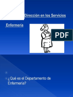 Papel de La Direccion de Los Servicios de Enfermeria