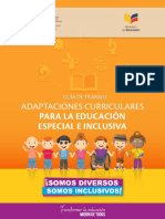 Guia de Adaptaciones Curriculares para Educacion Inclusiva PDF