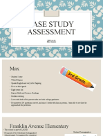 Case Study of Assessment