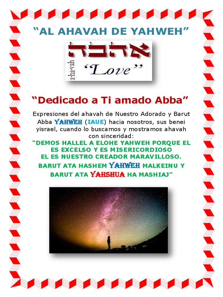 El Ahavah de Abba | PDF | Altruismo | Rasgos de personalidad