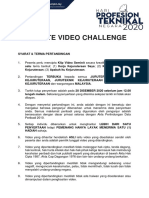 Syarat Pertandingan 1 Minute Video Challenge PDF