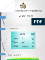 Lesson N°6 Verbo To Be