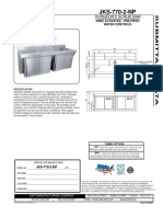 JKS-770-2-NP: Surgeon'S Scrub Sink