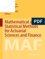 Mathematical and Statistical Methods For Actuarial Sciences and Finance