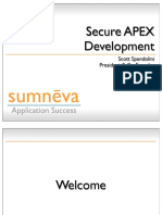 Secure APEX Development
