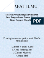 FILSAFAT ILMU MASA KINI