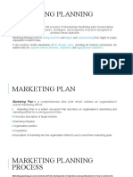Marketing Planning - Assignment Clarification