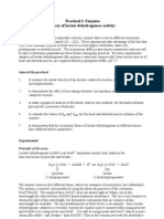 Practical 3: Enzymes Assay of Lactate Dehydrogenase Activity