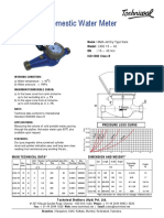 Toshniwal Domestic Water Meter