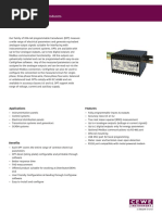 DIN-rail Programmable Transducers: Applications Features