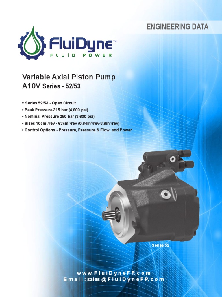 6215 A10V52 Manual | PDF | Pump | Valve 6215 A10V52 Manual | PDF | Pump | Valve