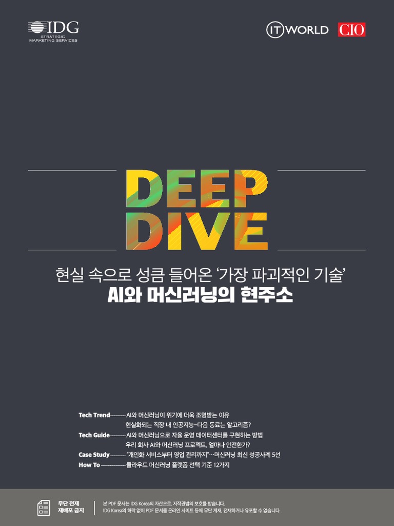DeepDive ITW AIML 20200923 | PDF