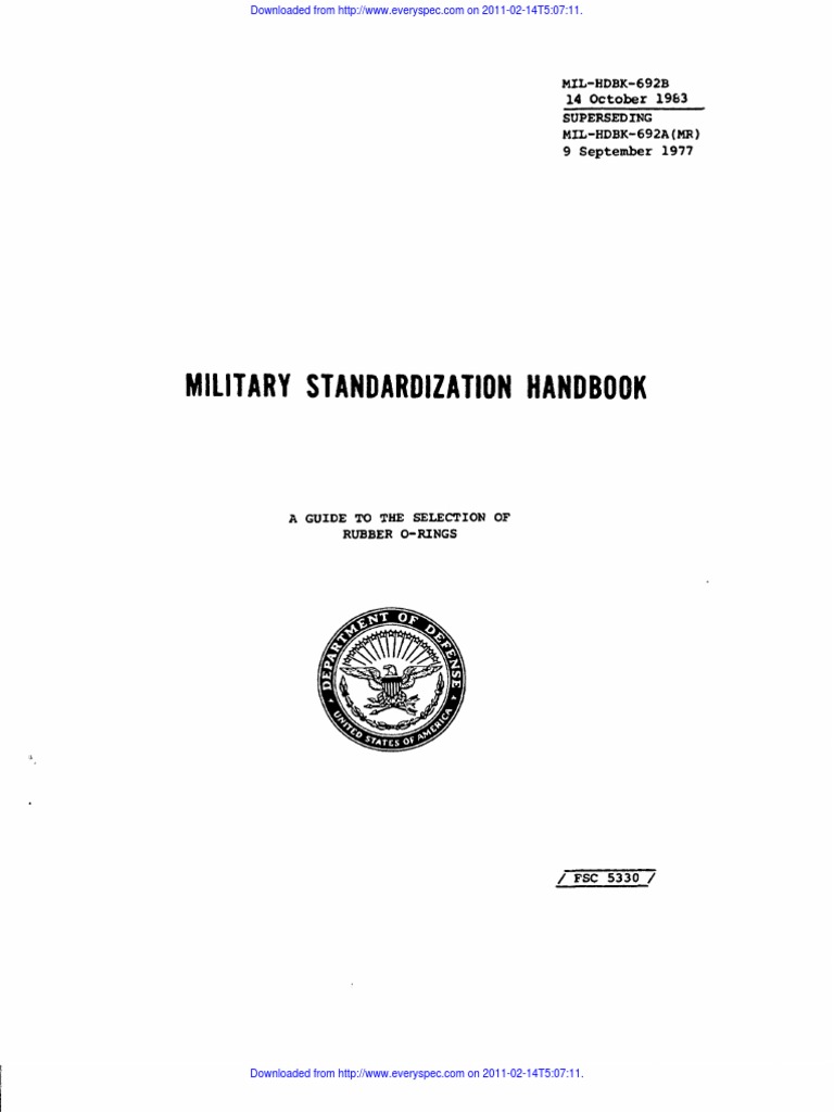 Military Standardization Handbook MXLHDBK692B 14 October 19&3