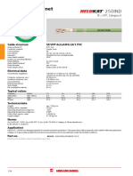 Industrial Ethernet: SF/UTP 4x2xAWG 24/1 PVC Cable Structure