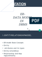 Presentation: ER-Data Model IN Dbms