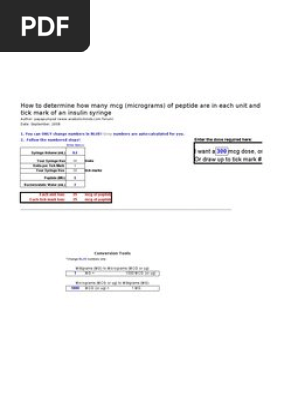 tirzepatide reconstitution calculator free online pdf Chart: 5mg to 60mg Vials in Units Tirzepatide Reconstitution Guide | PDF